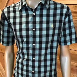 - 💫 Men's Penguin Gingham square shades of b…